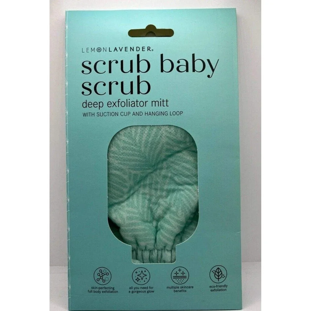 Lemon Lavender Deep Exfoliator Mitt with Suction Cup